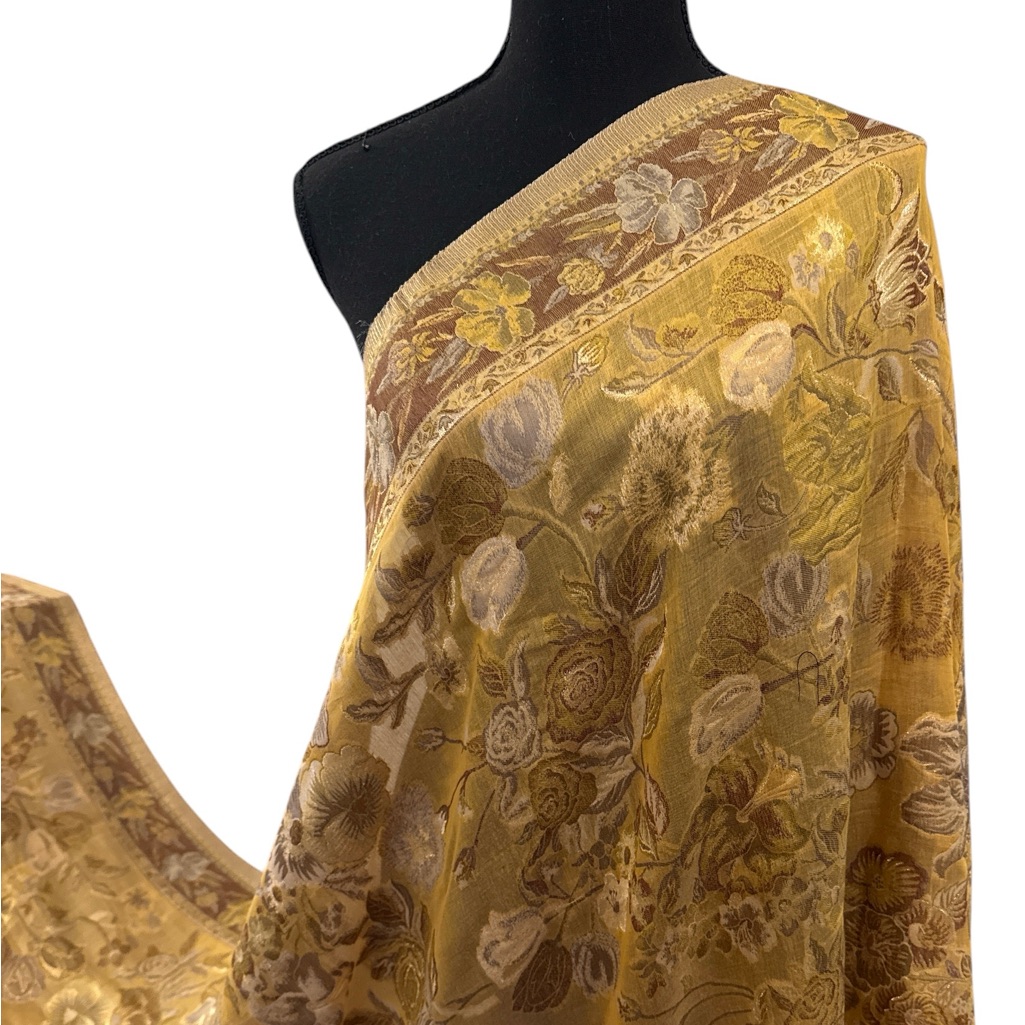 Kani Silk Floral Shawl